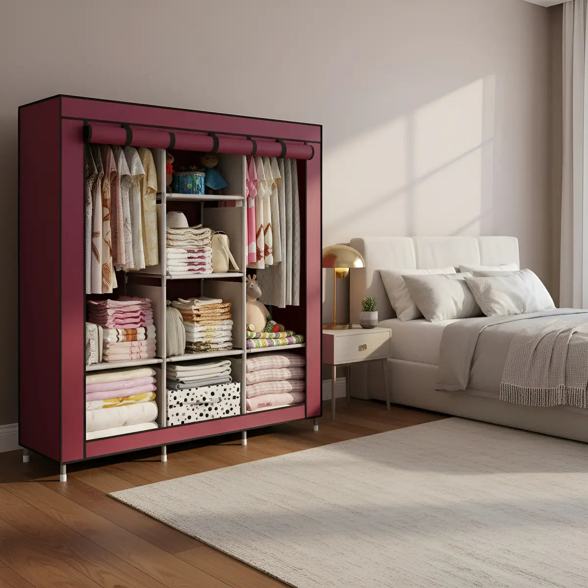 CLOSETMAX™ La forma más rápida de ordenar tu pieza sin obra ni muebles caros (3 CUERPOS · 130x175 cm)