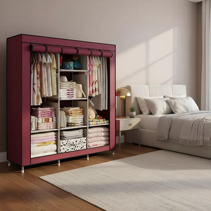 CLOSETMAX™ La forma más rápida de ordenar tu pieza sin obra ni muebles caros (3 CUERPOS · 130x175 cm)