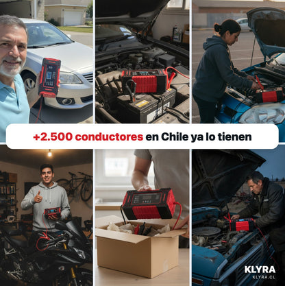 Detalle del cargador reparador de batería VoltMaster